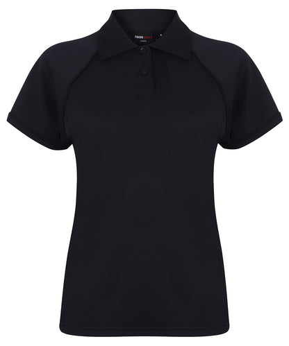 Finden & Hales Women's piped performance polo