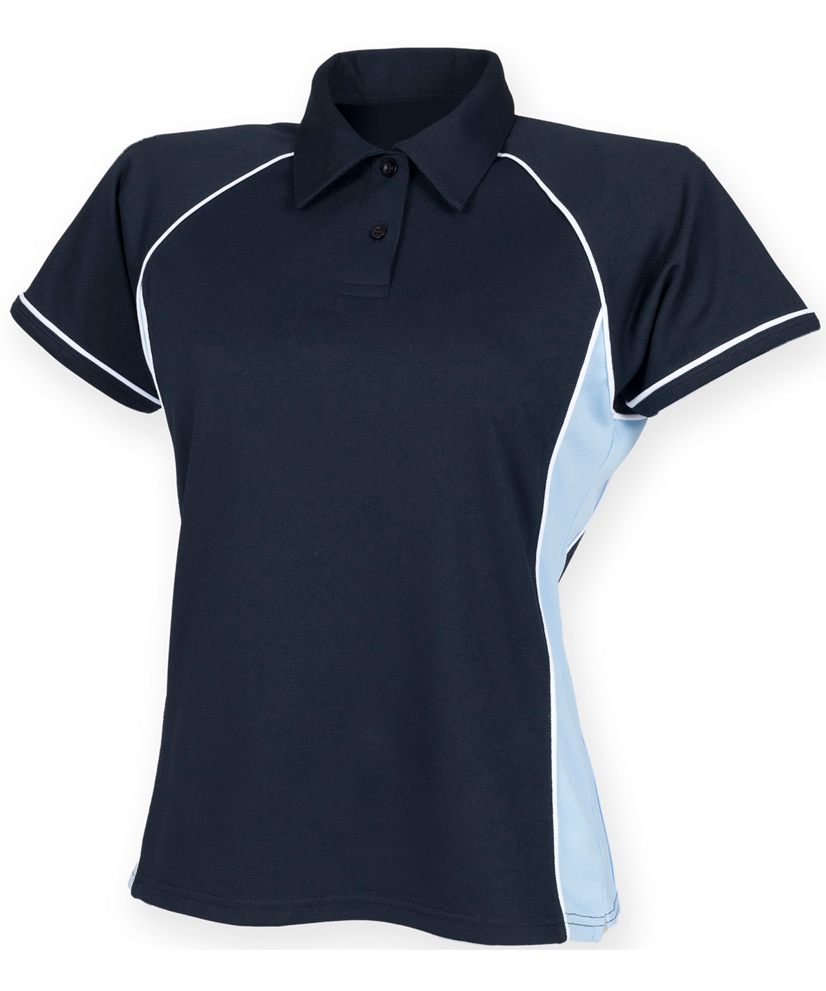 Finden & Hales Women's piped performance polo