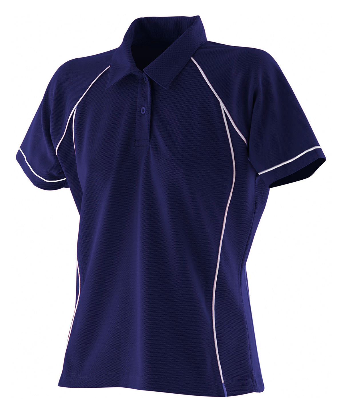 Finden & Hales Women's piped performance polo