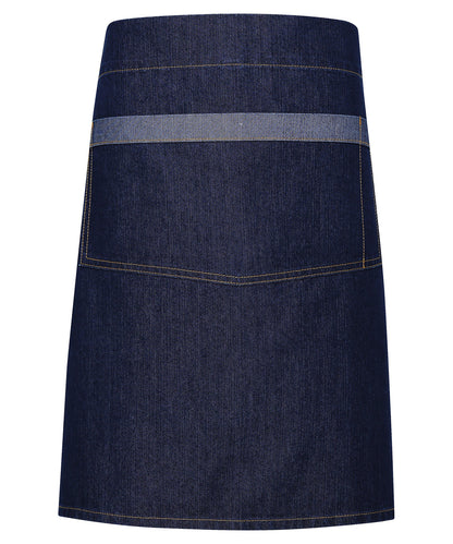 Premier Domain contrast denim waist apron
