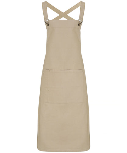 Premier Cross back 'barista' bib apron