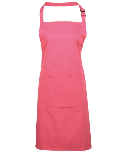Premier Colours bib apron with pocket