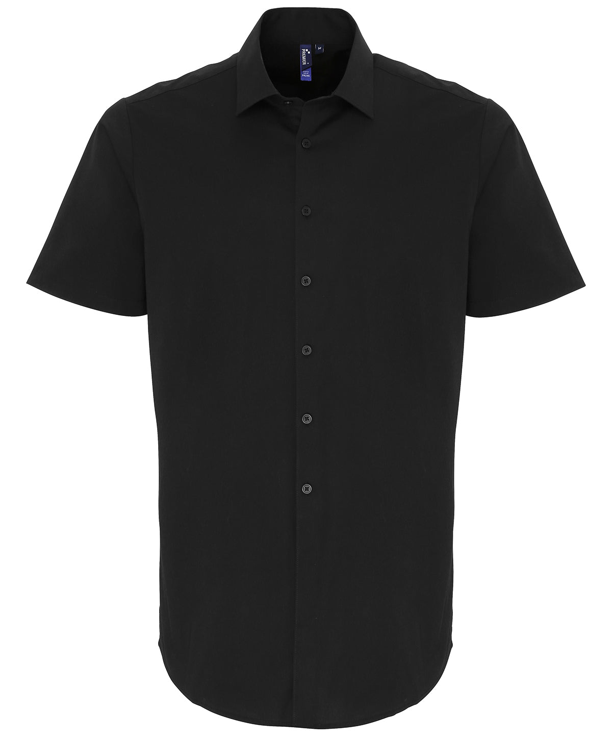 Premier Stretch fit cotton poplin short sleeve shirt