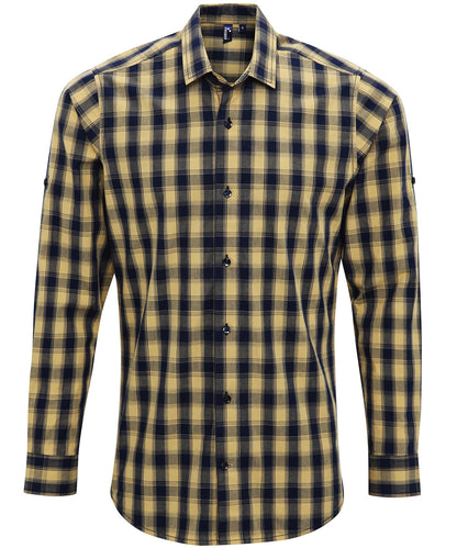Premier Mulligan check cotton long sleeve shirt