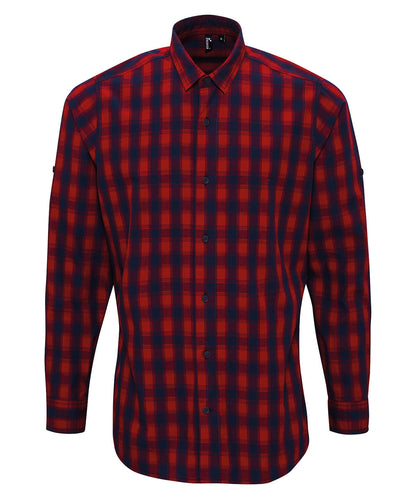 Premier Mulligan check cotton long sleeve shirt