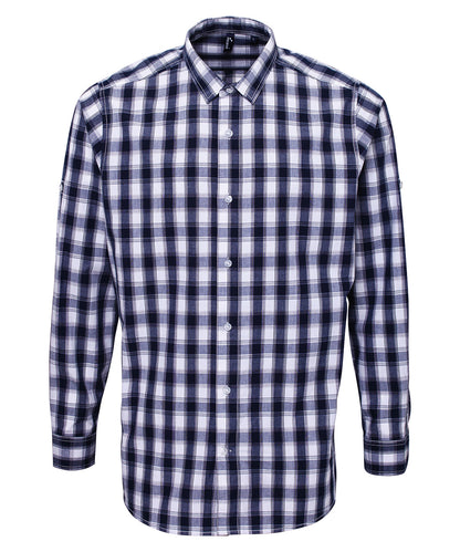 Premier Mulligan check cotton long sleeve shirt