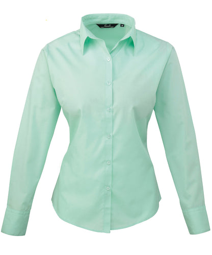 Premier Women's poplin long sleeve blouse