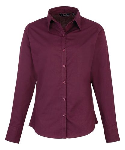 Premier Women's poplin long sleeve blouse