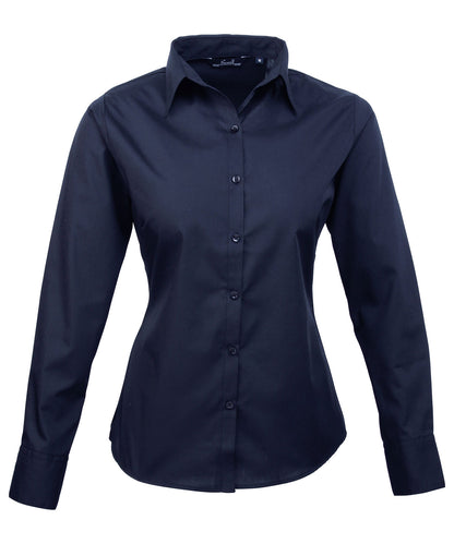 Premier Women's poplin long sleeve blouse