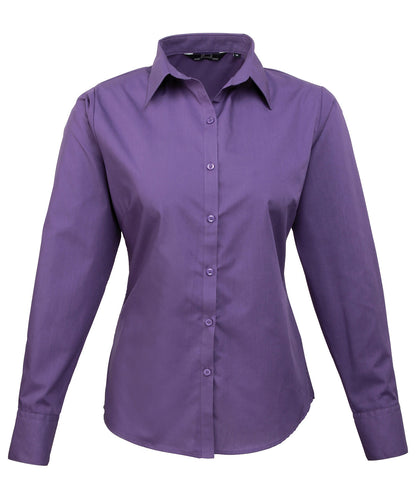 Premier Women's poplin long sleeve blouse
