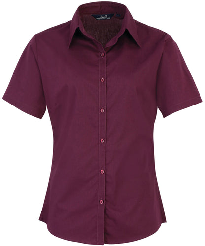 Premier Women's short sleeve poplin blouse