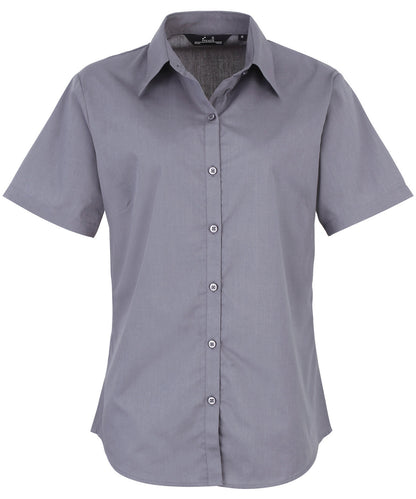 Premier Women's short sleeve poplin blouse