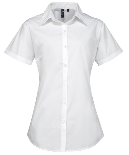 Premier Women's supreme poplin short sleeve shirt