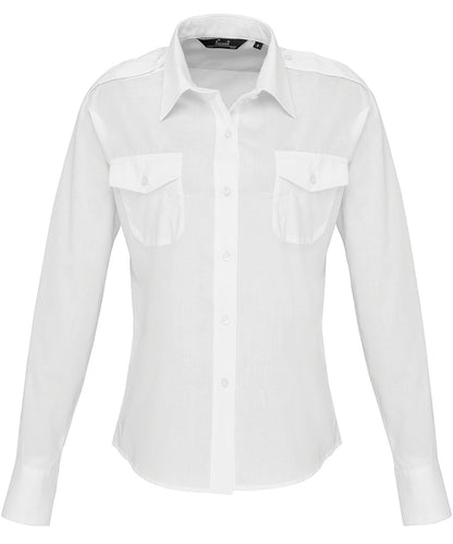 Premier Women's long sleeve pilot shirt
