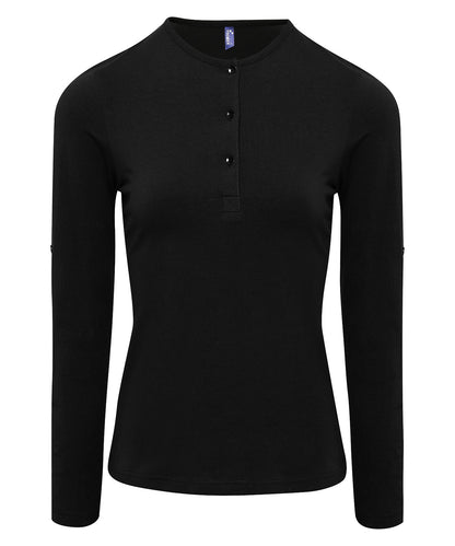 Premier Women's Long John roll-sleeve tee