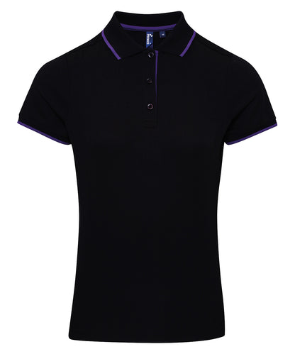 Premier Women's contrast Coolchecker® polo