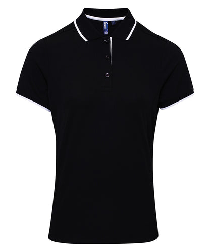 Premier Women's contrast Coolchecker® polo