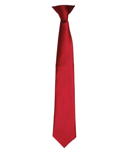Premier 'Colours' satin clip tie