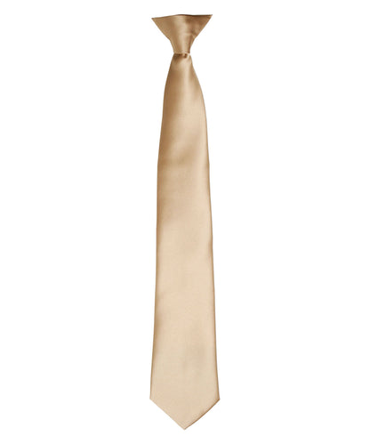 Premier 'Colours' satin clip tie