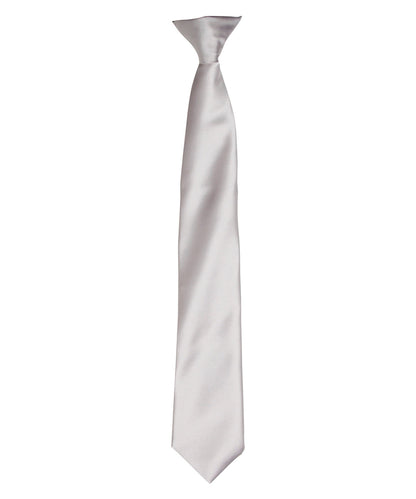 Premier 'Colours' satin clip tie