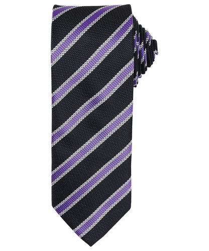 Premier Waffle stripe tie