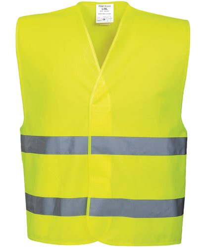 Portwest Hi-vis two-band vest (C474)