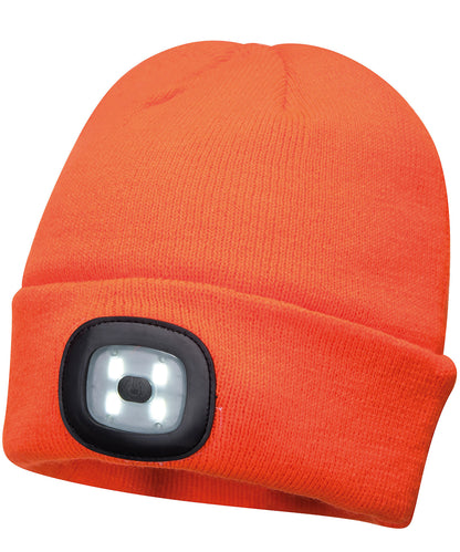 Portwest Beanie LED headlight USB rechargeable (B029)