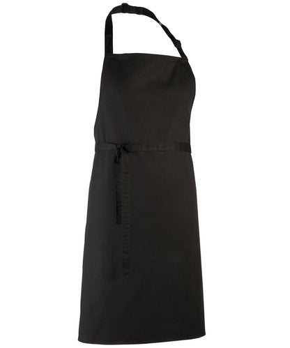 Colours bib apron - XL - Black