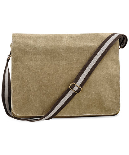 Quadra Vintage canvas despatch bag