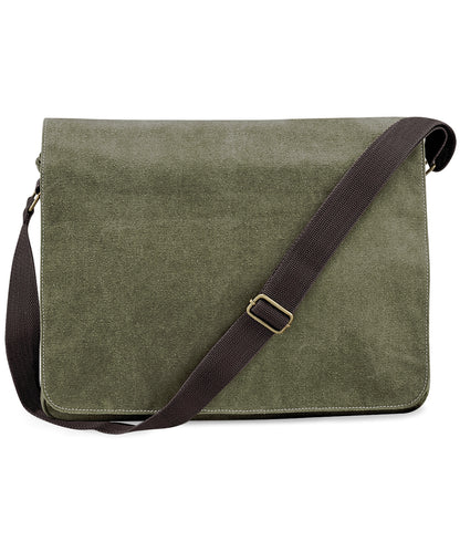 Quadra Vintage canvas despatch bag