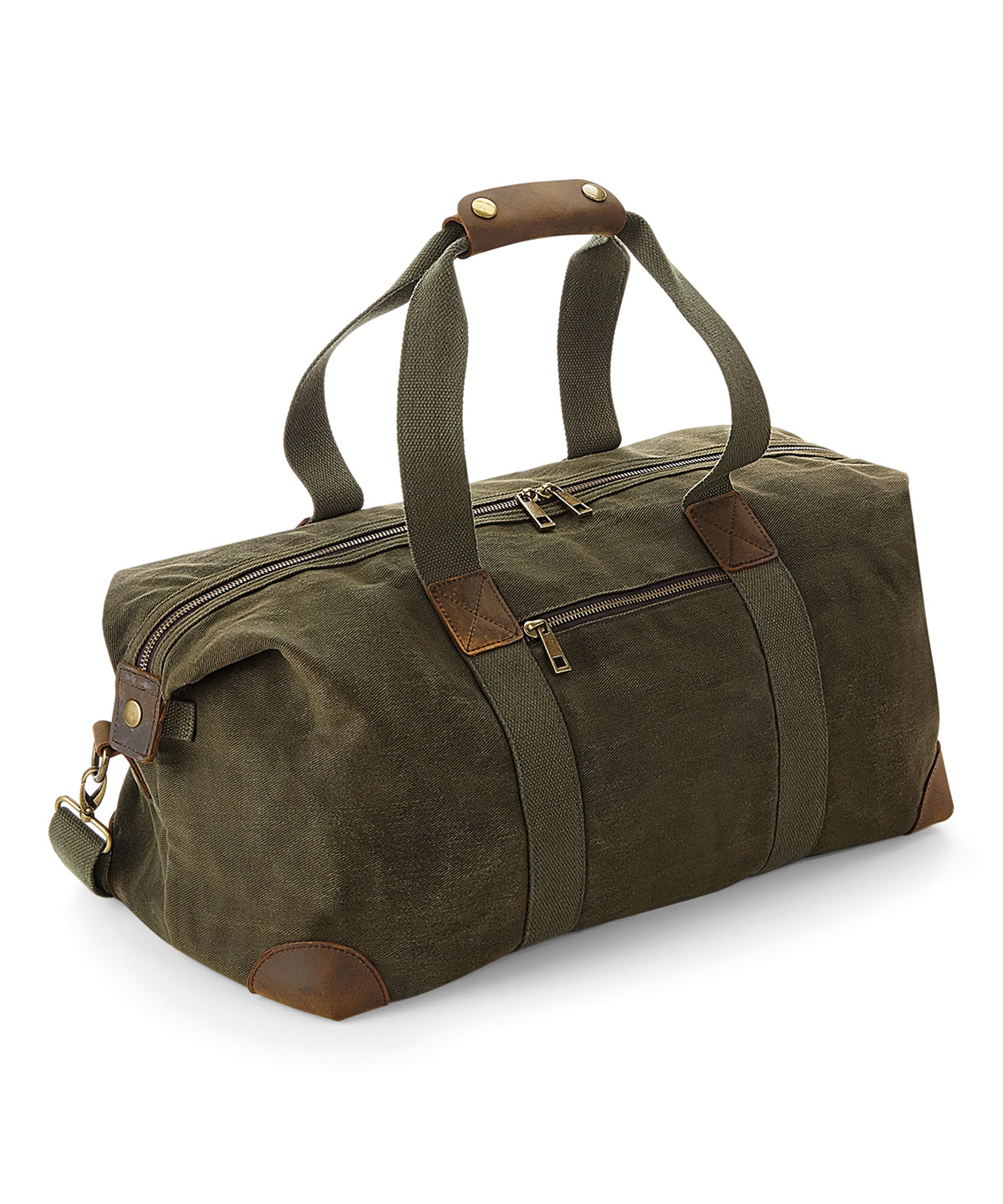 Quadra Heritage waxed canvas holdall