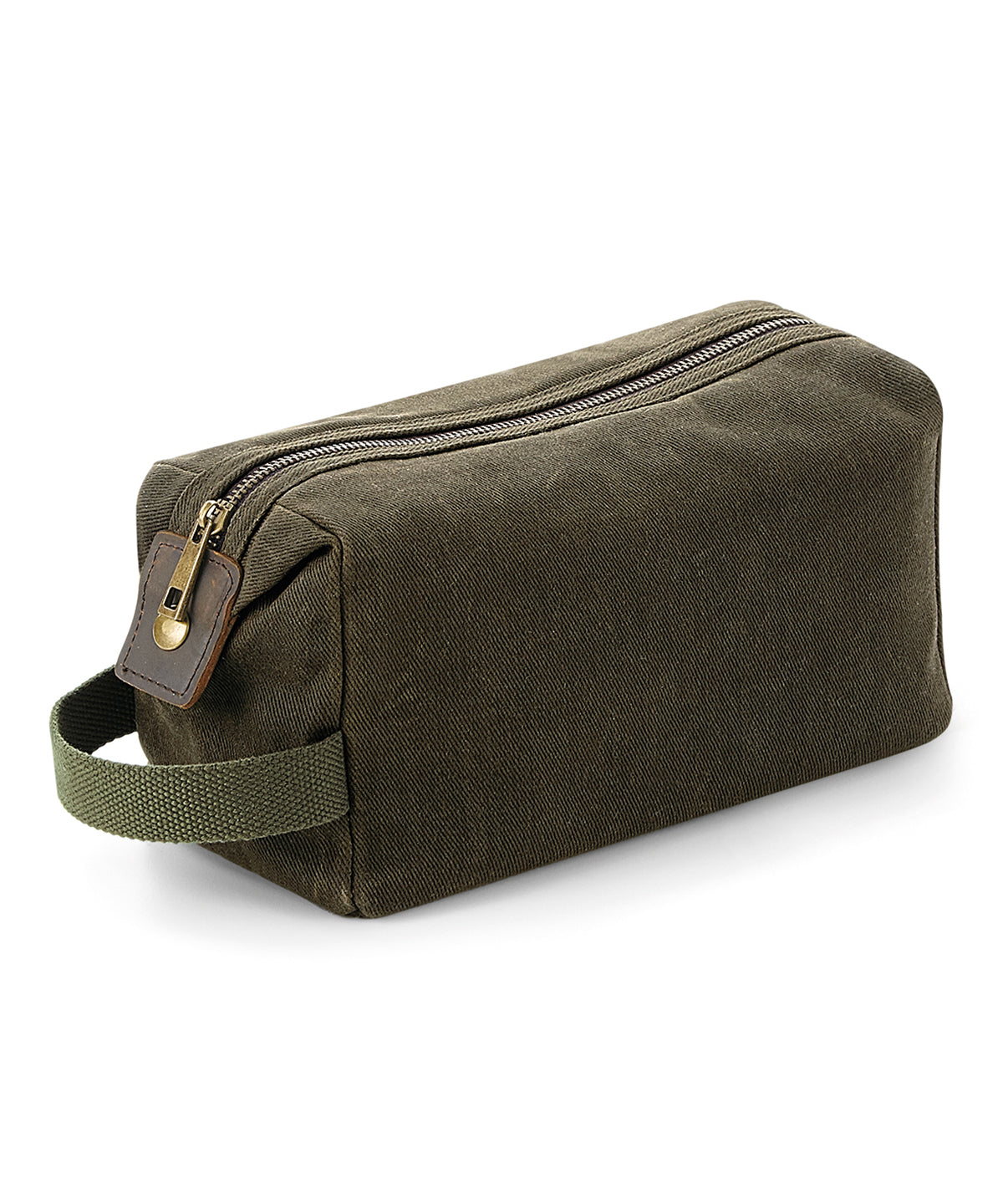 Quadra Heritage waxed canvas wash bag