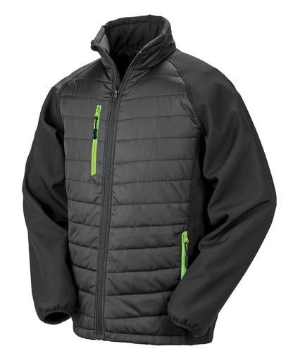 Result Recycled Compass padded softshell jacket