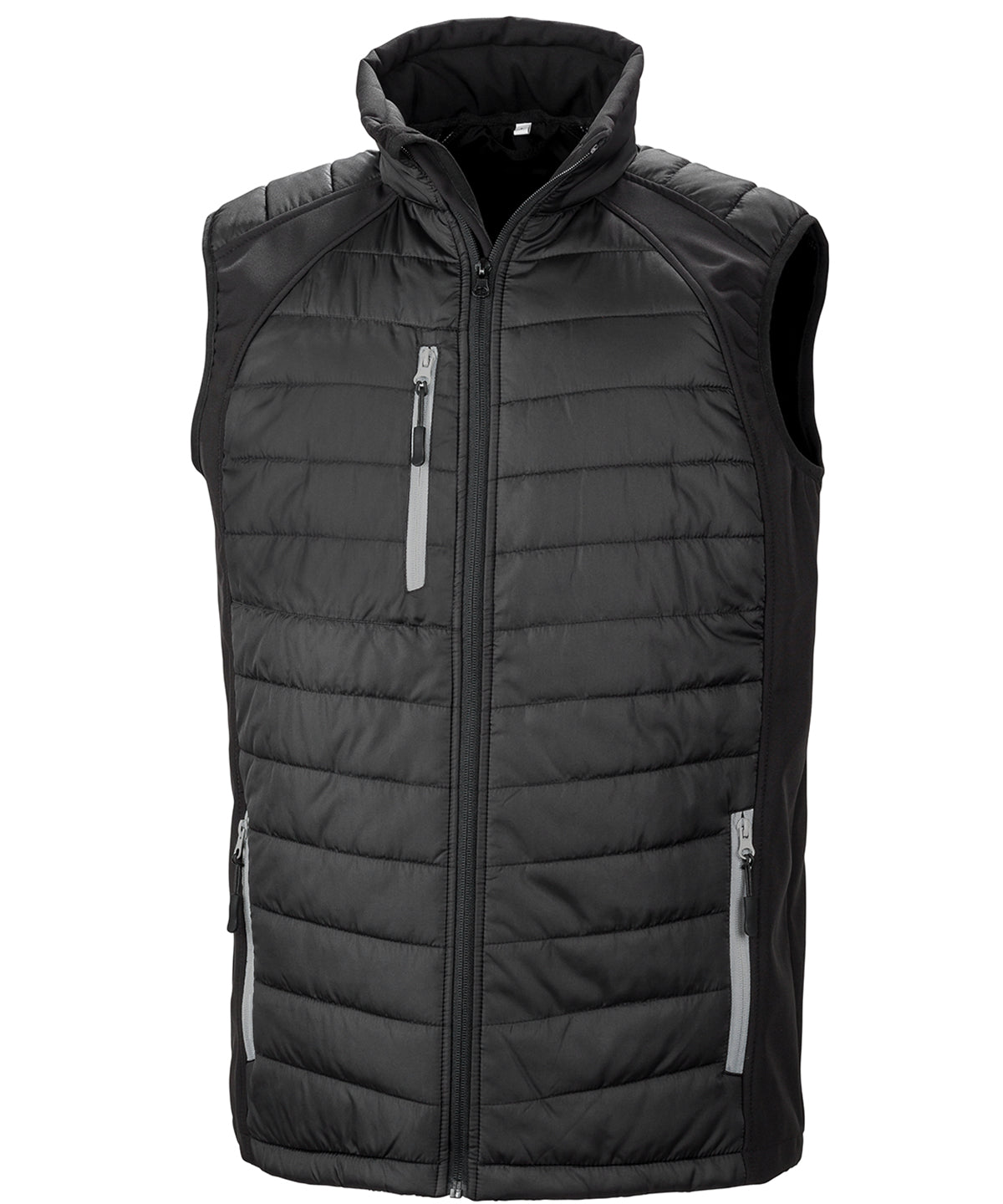 Result Recycled Compass padded softshell gilet