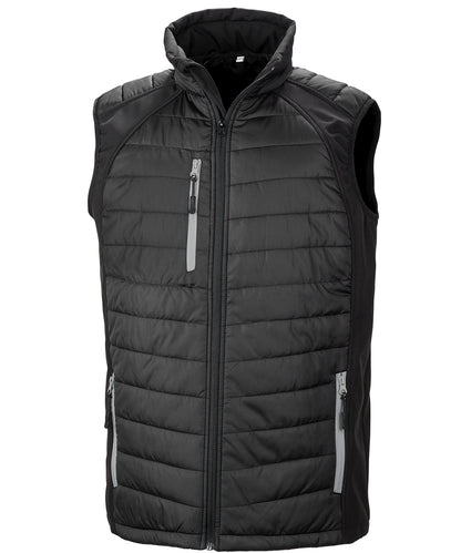 Result Recycled Compass padded softshell gilet