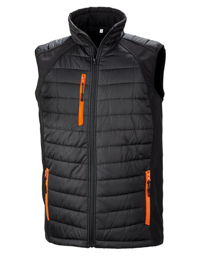 Result Recycled Compass padded softshell gilet