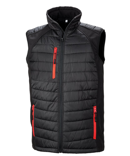 Result Recycled Compass padded softshell gilet