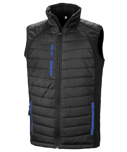 Result Recycled Compass padded softshell gilet