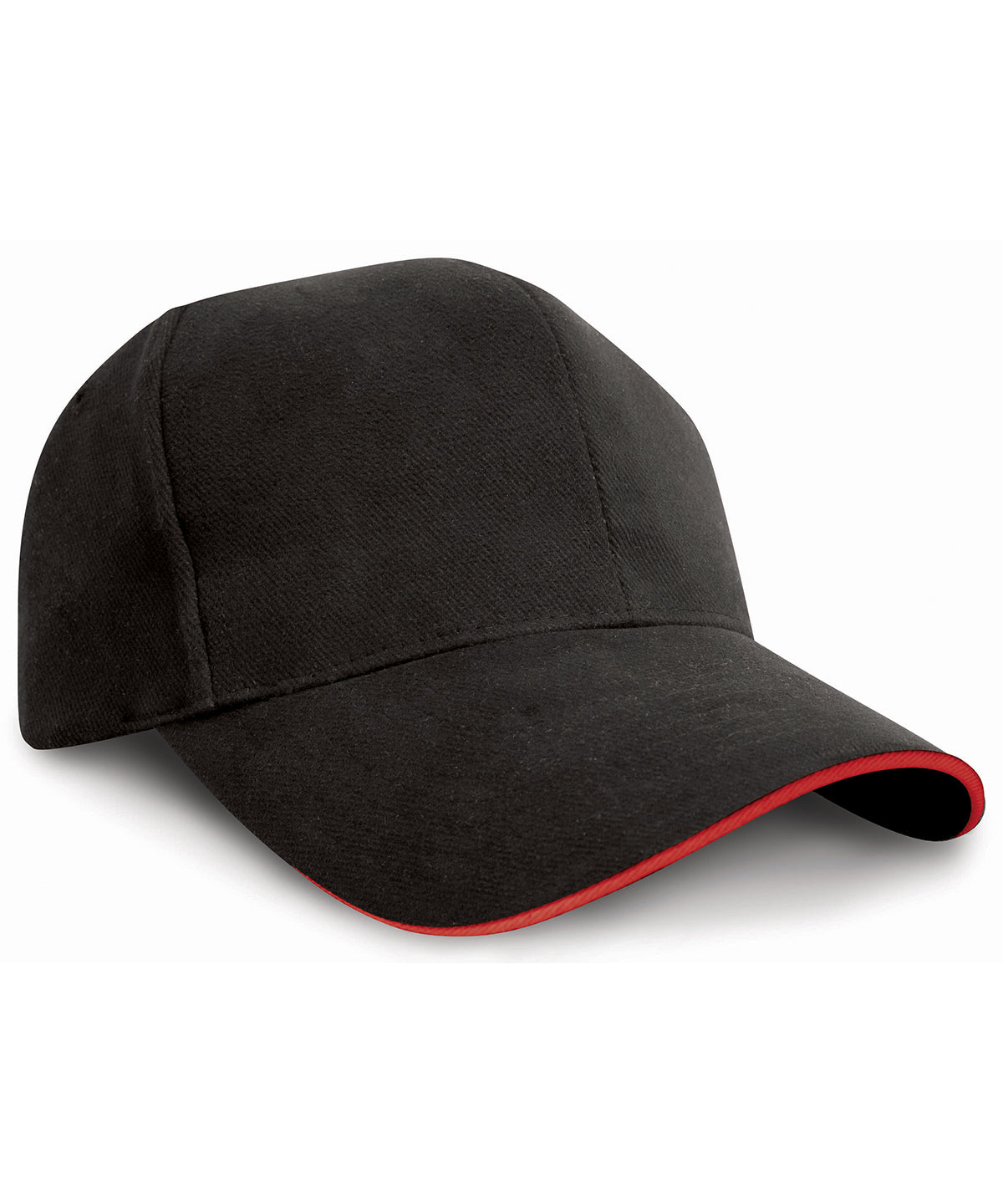 Result Headwear Pro-style heavy cotton cap with sandwich peak