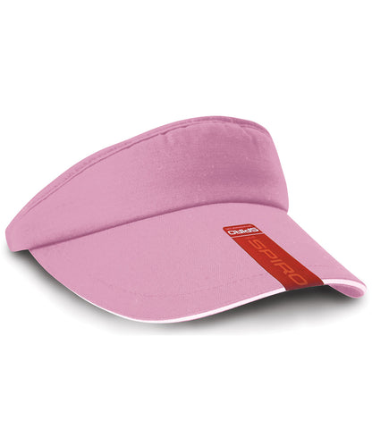 Result Headwear Herringbone sun visor with sandwich peak