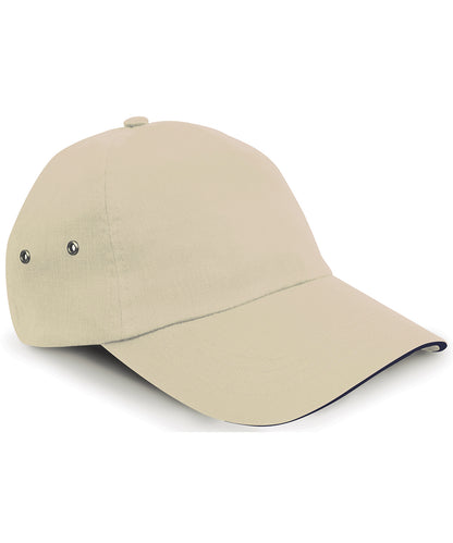 Result Headwear Printers plush cotton 5-panel cap