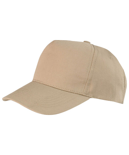 Result Headwear Boston 5-panel polycotton printer's cap