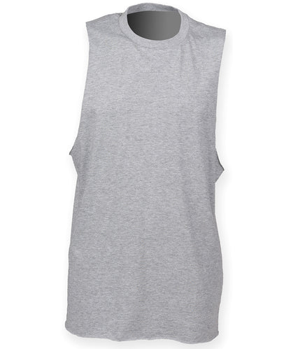 SF High neck slash armhole vest
