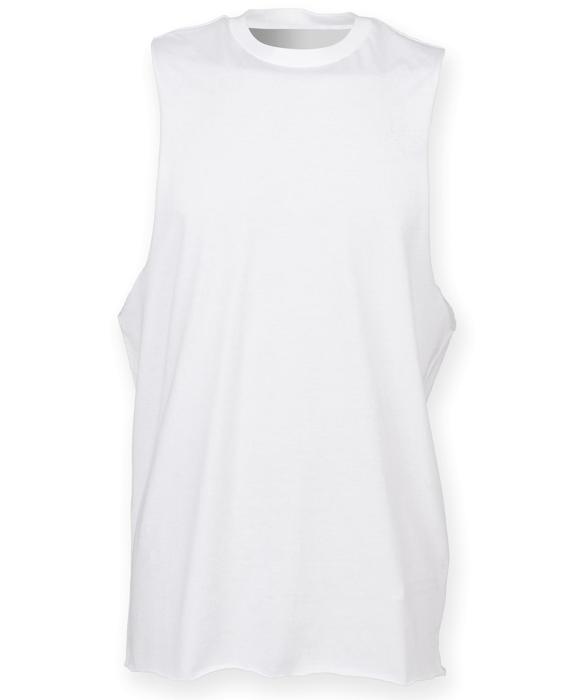 SF High neck slash armhole vest