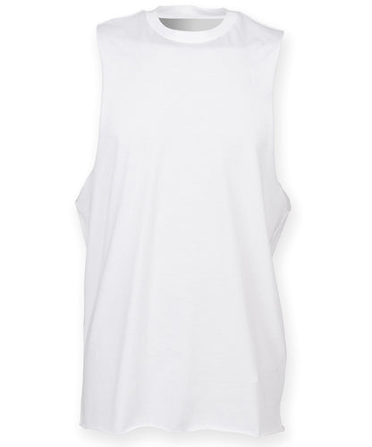 SF High neck slash armhole vest