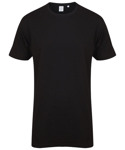 SF Longline t-shirt with dipped hem