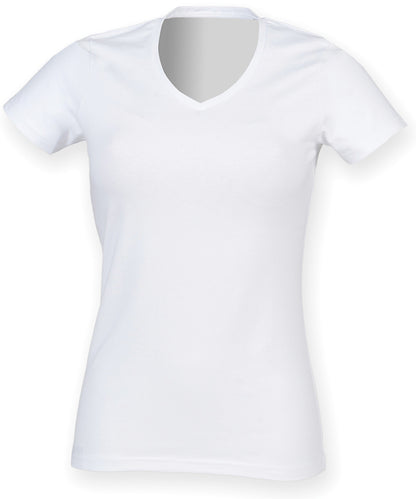 SF Feel good women's stretch v-neck t-shirt