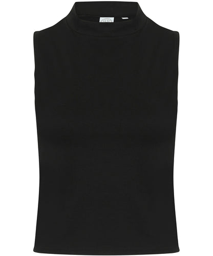 SF Women's high neck crop vest
