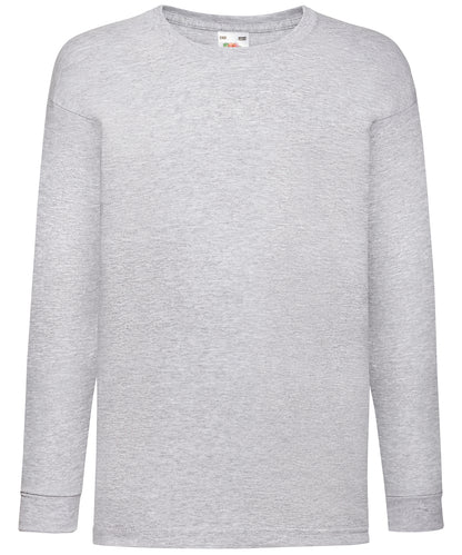 Fruit of the Loom Kids long sleeve valueweight T