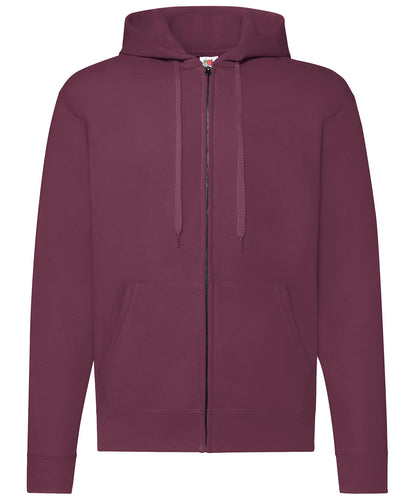 Fruit of the Loom Classic 80/20 hooded sweatshirt jacket